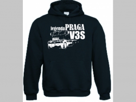 Legenda Praga V3S mikina s kapucou stiahnutelnou šnúrkami a klokankovým vreckom vpredu 